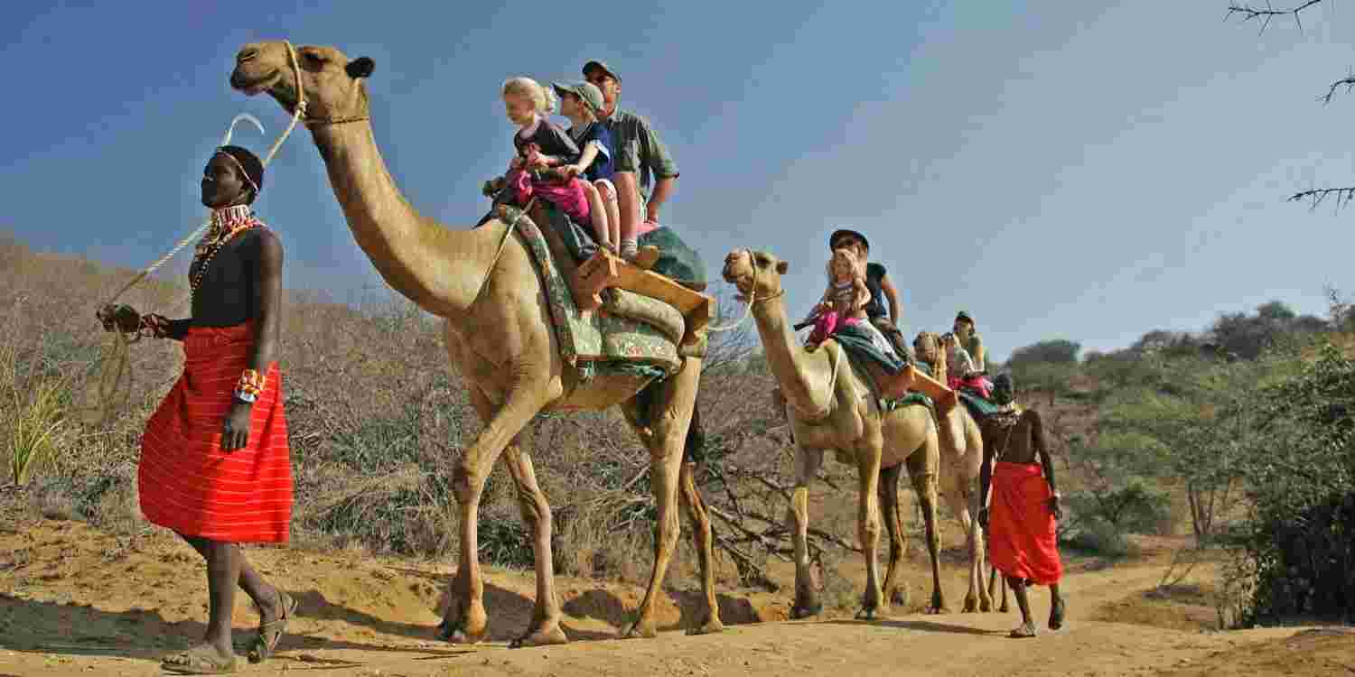 Camel Safari in Samburu